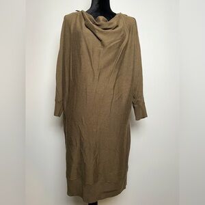 Michael Kors Olive Green Sweater Dress - Size L
